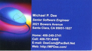 Independent Software Engineer Business Card