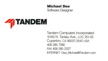 Tandem Red Business Card