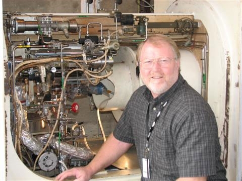 Mike at Test Cell